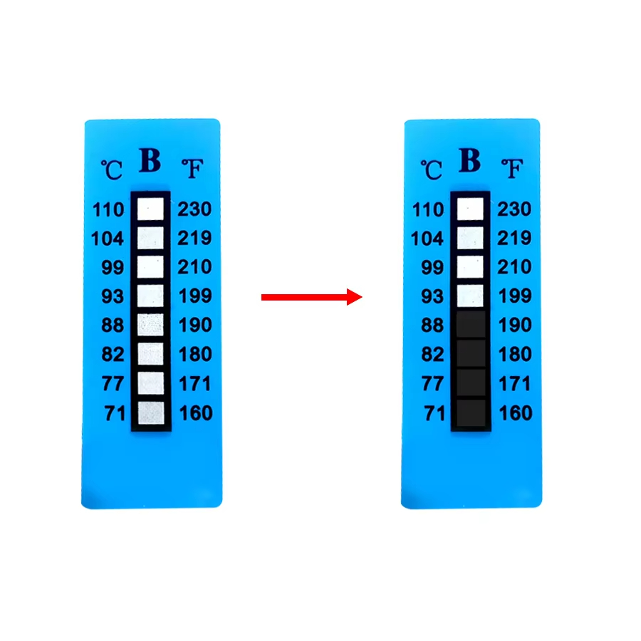 Irreversible Temperature Labels